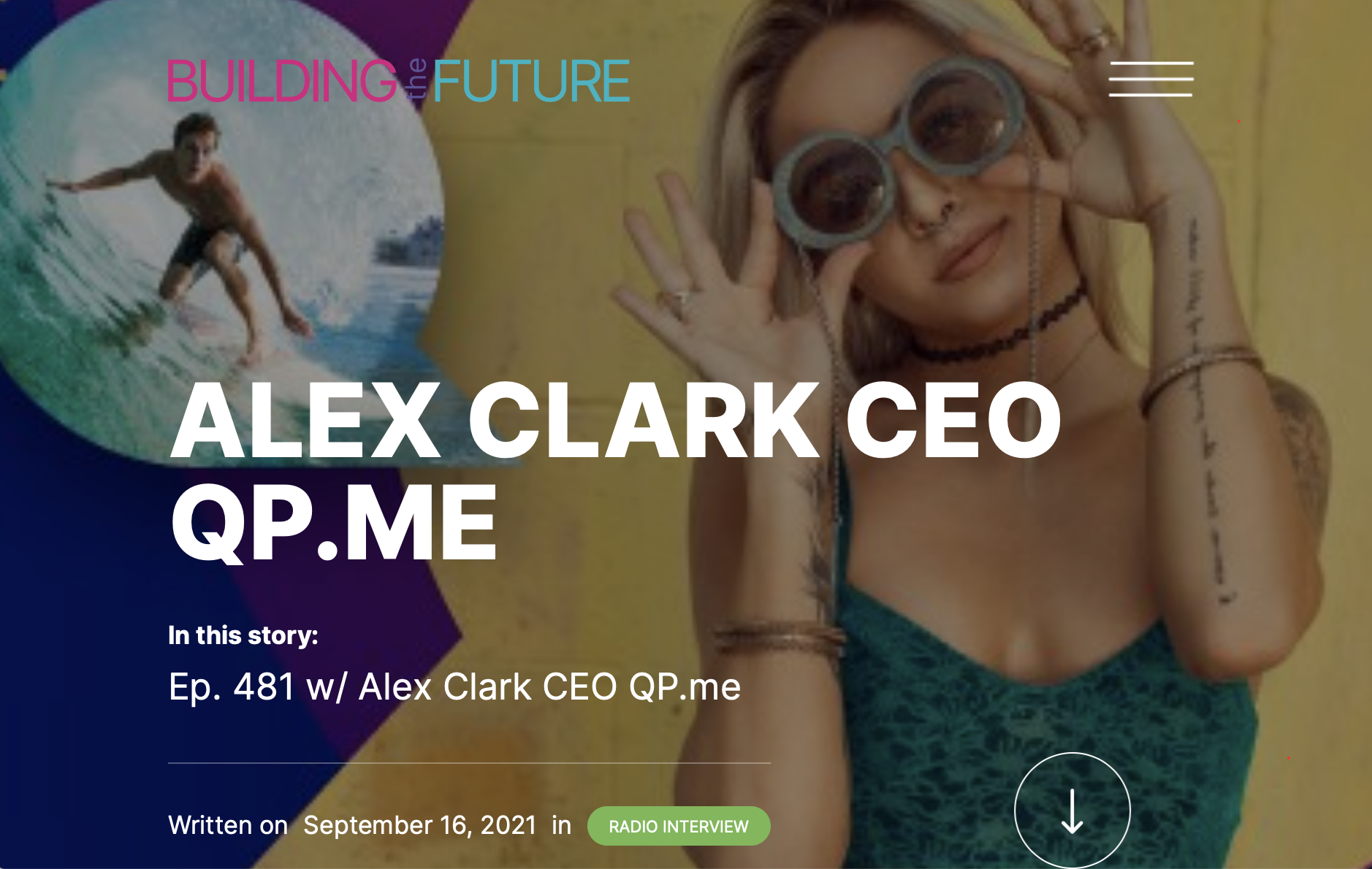QP CEO Alex Clark interviewed on the Building The Future Podcast
